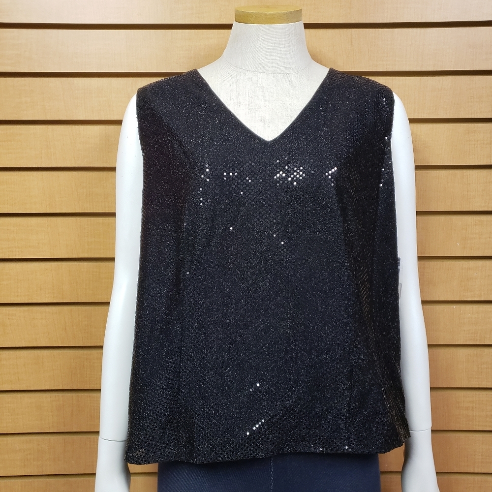 Bianca Nygard Sparkly Tank Top Size 16 NWT